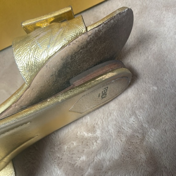 Fendi Gold Sandals/Flats - Picture 15 of 16